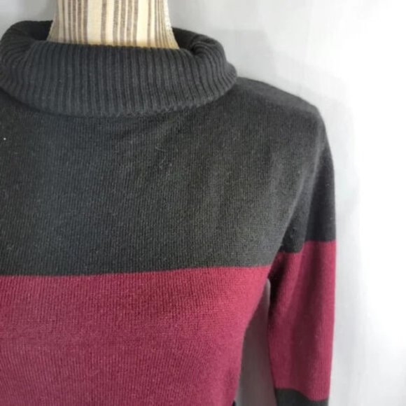 BCX Dress Mod 60s Style Sweater Dress Size Large - Picture 2 of 8